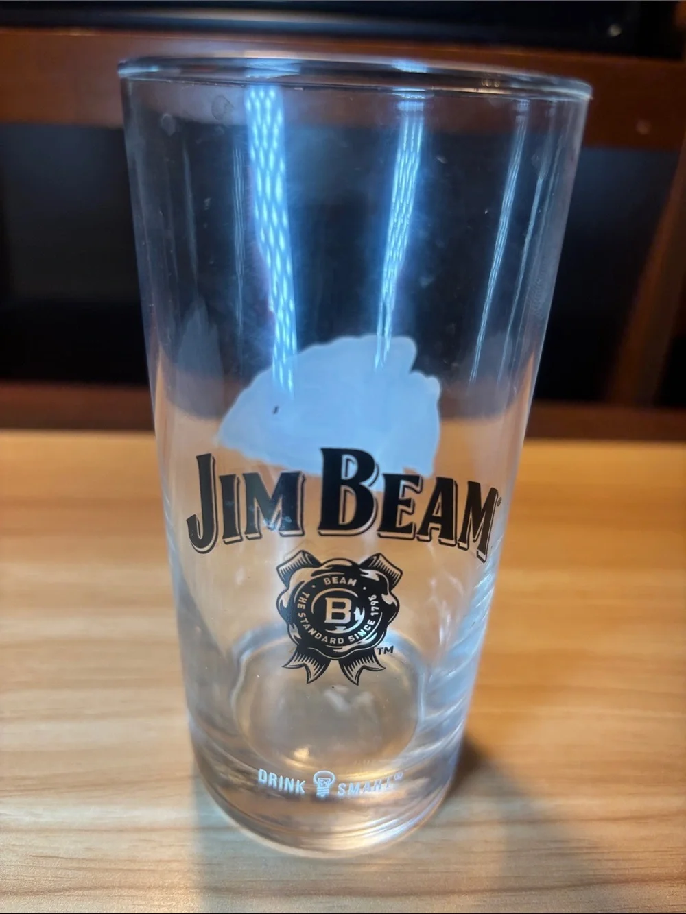 Kansas City Chiefs Jim Beam Glass - Red & White